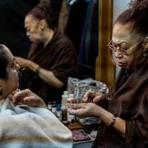 Photographs of the production, "La noche de las tríbadas".