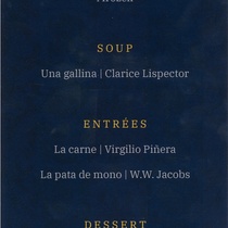 Program for the theatrical production, Cena de Cuentos