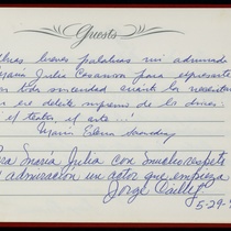 Guestbook, 1974