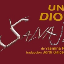 Postcard for the theatrical production, Un dios salvaje