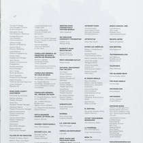 Program for the festival, 35th International Hispanic Theatre Festival of Miami