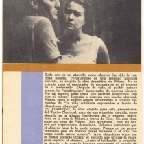 Program for the production, "El filántropo"