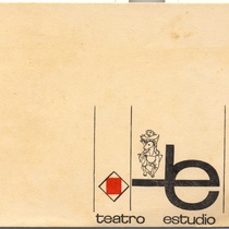 Program for the theatrical productions, "La repetición" y "Las de enfrente"