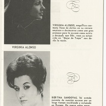 Program for the production, "Mujer de trapo"