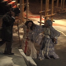 Photographs of the theatrical production, Parece Blanca