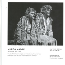 Program for the festival, 35th International Hispanic Theatre Festival of Miami