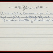 Guestbook, 1974