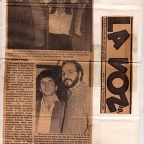 Press clipping for Reunión de escritores disidentes