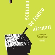 Poster for the theatrical festival, Semana de Teatro Alemán