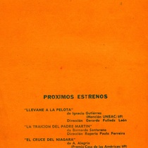 Program for the theatrical production, Anfitrión