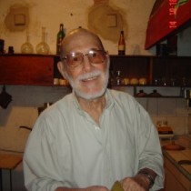 Abelardo Estorino in his kitchen