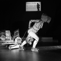 Photograph of the production, "Rapsodia para el mulo"