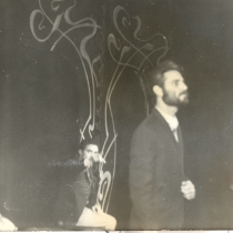 Photograph of the theatrical production, Las vacas gordas