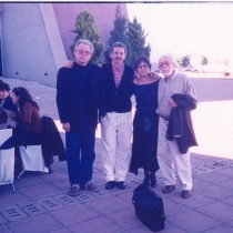 Antón Arrufat, Adria Santana and Abelardo Estorino