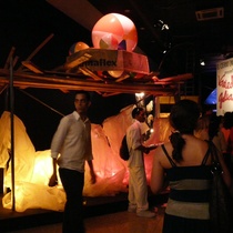 Photograph of the exhibit, "A la eterna memoria"