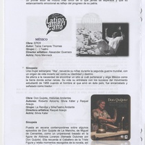 Catalogue for the 3er Festival del Monólogo Latinoamericano