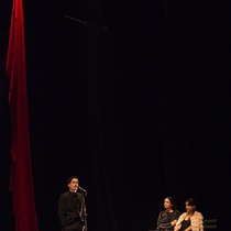 Photographs of the theatrical production, Padre nuestro