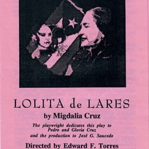 Program for the theatrical production Lolita de Lares