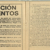 Program for the production, "Manteca"