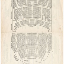 Seating chart for the Gusman Cultural Center for the Performing Arts