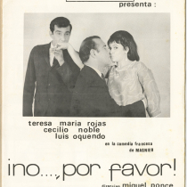 Program for the production, "¡No…, por favor!" (No...please!)