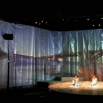 Photograph of the theatrical production, The Orphan Sea