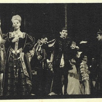 Photograph of the theatrical production, Rigoletto