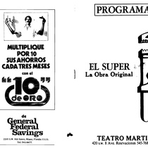 Program for the production, "El Super"