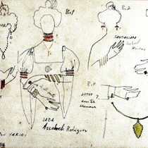 Costume designs for the theatrical production, Requiem por Yarini