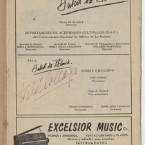 Program for the production, "Escápate, Isabel"