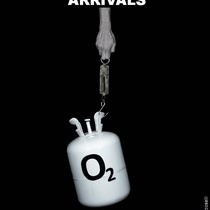 Poster for the production, "Arrivals"