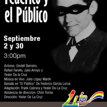 Poster for the production, Federico y el público