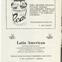 Program for the production, "El dúo de la africana" (The African duo)