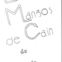 Program for the theatrical production, Los mangos de Caín