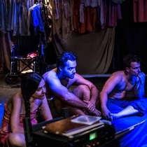 Photographs of a rehearsal , "Fango" (Miami)