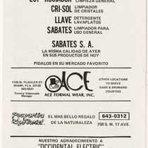 Program for the production, "Cecilia Valdés"