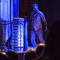 Photographs of the theatrical production, Huevos