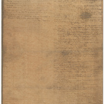 Manuscript for the theatrical production, Prometeo