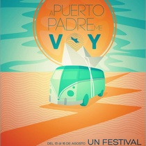 Poster for the festival, A Puerto Padre Me Voy