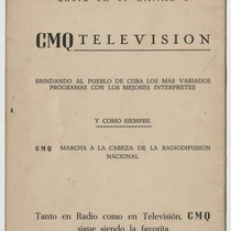 Autographed program for the production, "Marea de otoño"