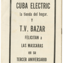 Program for the production, "La tercera palabra"