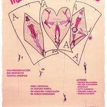 Poster for the theatrical production, Tres magníficas putas