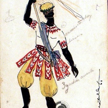 Designs for the ballet, La Rebambaramba