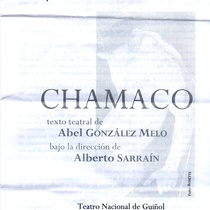 Program for the staged reading, Chamaco