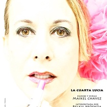 Poster for the theatrical production, La cuarta Lucía