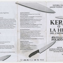 Program for the production "Kera o La hija del carnicero"