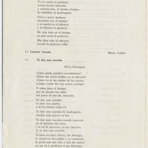 Program for the production, "Todos los éxitos de Elena Burke (Teatro Musical de La Habana)