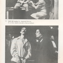 Information leaflet about the history of the "Grupo Teatro Estudio"