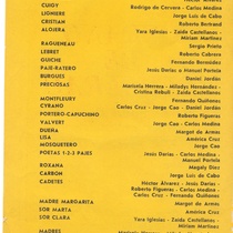 Program for the theatrical production, Cyrano de Bergerac