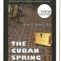 Program for the production, "The Cuban Spring" 